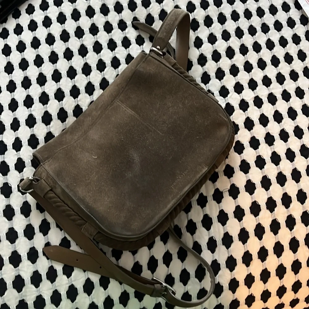 Jenni Kayne Large Suede Saddlebag - Picture 2 of 16